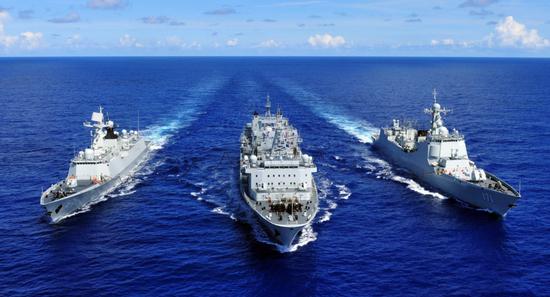 中国054A舰数量逼近世界第一 美军无奈欲