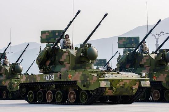 pgz-09型自行式防空高炮