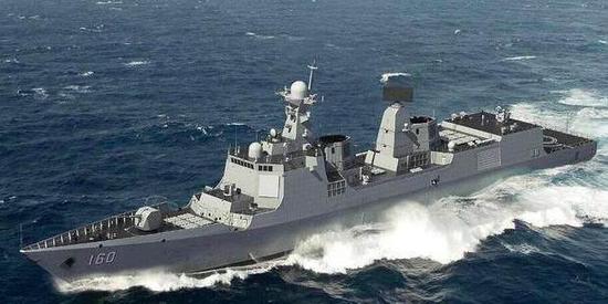 中国057远洋护卫舰将下水排水量超5千吨一体化桅杆