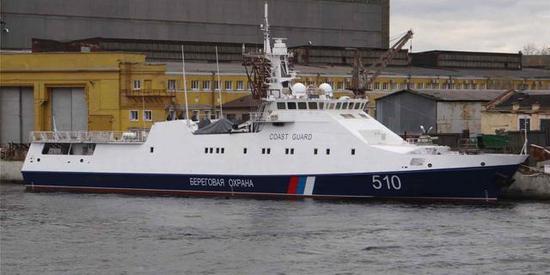 俄罗斯最新的22460型巡逻舰"完美"号