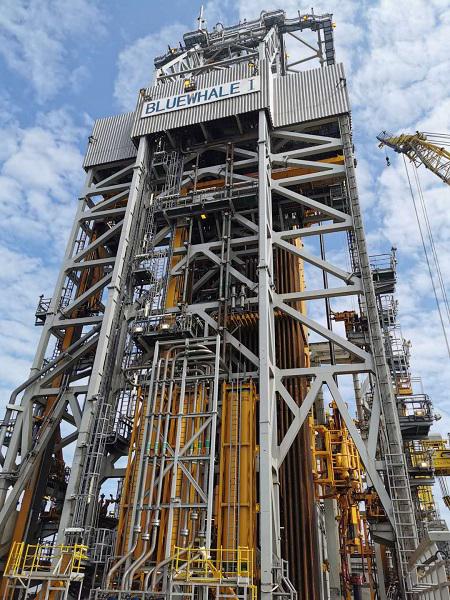 我国首个海上大型深水自营气田陵水17-2开钻(图