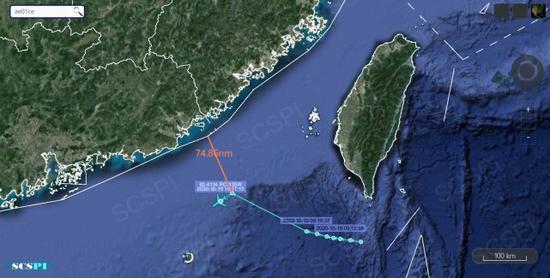 美军机对中国抵近侦察 一度飞至距领海基线50海