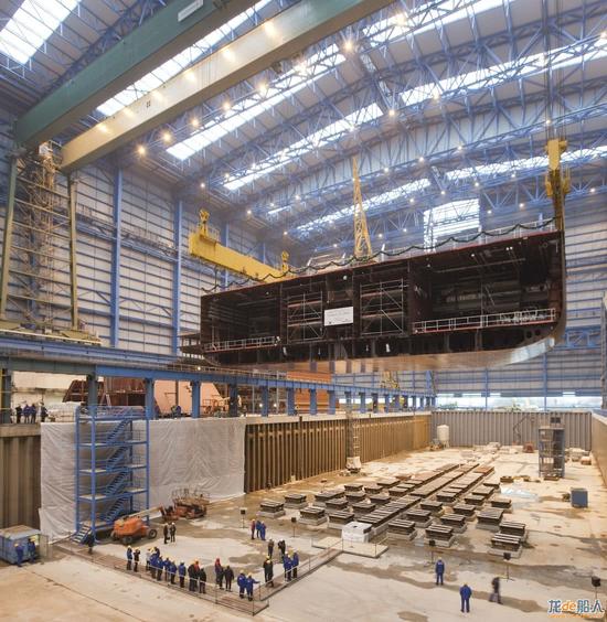 迈耶船厂的游轮制造厂房