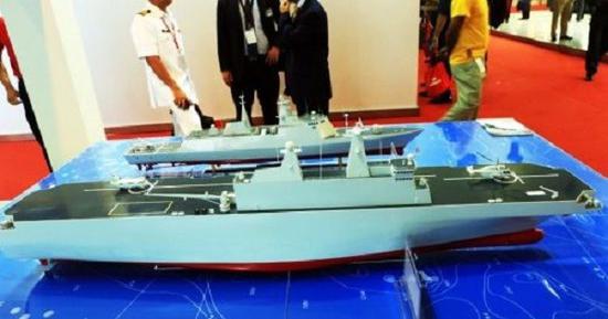 展会公开的国产出口型两栖攻击舰，外界认为中国早就具备建造这种舰艇的能力