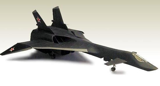 图为"火狐"截击机,该机一度被当作米格-41的设计方案,实则只是西方