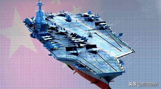 中国新式航母CG图