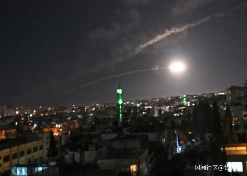 以民航机为掩护对大马士革进行空袭的以色列空军