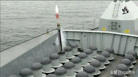 △部分换装“海受体”导弹的23型护卫舰防空能力将大大提升