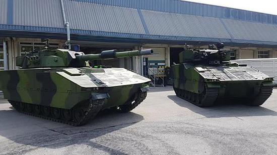 不久前,美国通用公司推出自已的轻型坦克原型车,以ascod底盘为基础