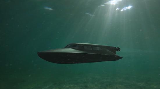 Victa潜艇潜行效果图。