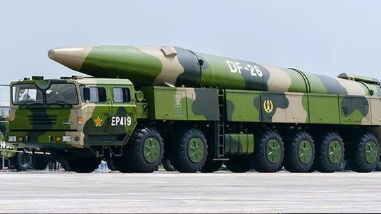 港媒 卫星图显示多辆东风26部署山东要赶走美航母 印度 香港 美国航母 新浪军事 新浪网