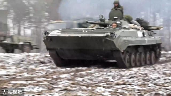  俄罗斯军队 图源：人民视觉