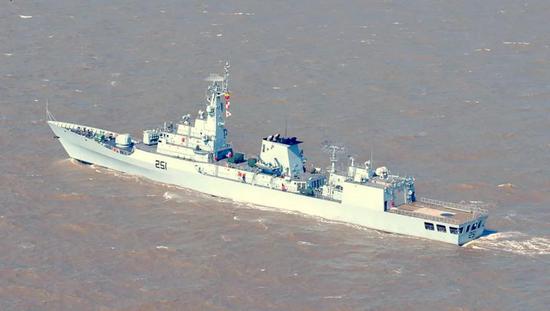 ▲F22P型护卫舰，前3艘由中国制造