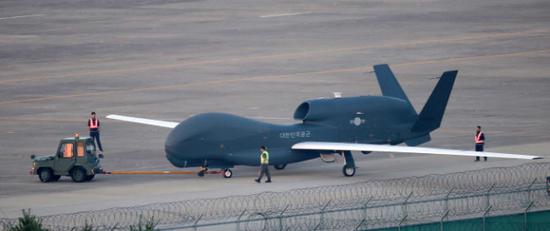 美制全球鹰侦察机到位 韩军侦察小组升格为联队