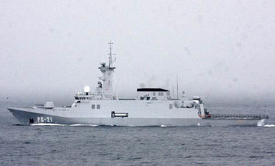 委内瑞拉海军从西班牙引进的近海巡逻舰