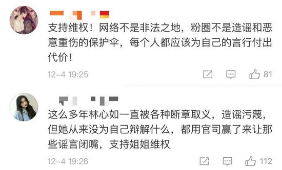 网民称林心如是“台独” 被状告后判赔偿6万