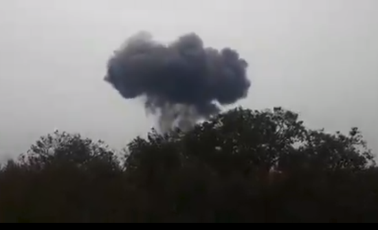 巴基斯坦一架F-16战机坠毁 正为国庆日飞行彩排