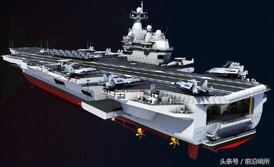 004国产航母cg图