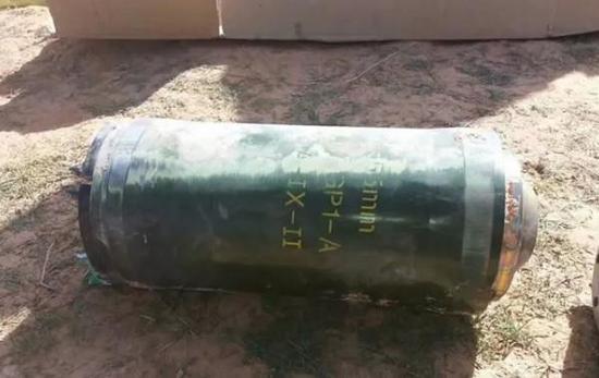 此前在利比亚出现的GP1A型激光制导炮弹