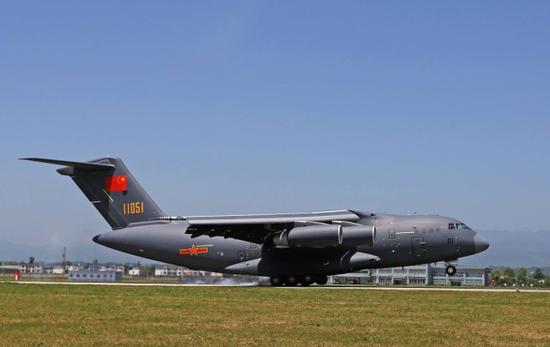 資料圖:運(yùn)-20運(yùn)輸機(jī)