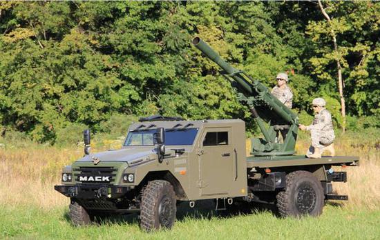 美军开始大力发展卡车炮自动程度高因受我军火力威胁