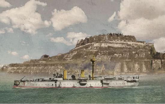 甲午海战经远舰曾掩护致远舰冲锋高级军官悉数阵亡