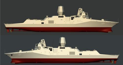 中国055驱逐舰性能引各国羡慕雷达性能至今未公布