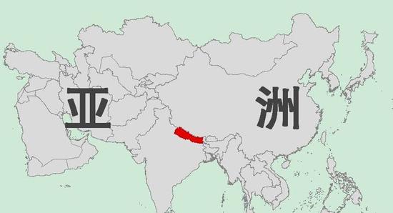 尼泊尔地理位置