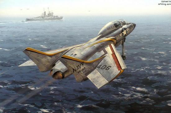 少尉杀手钱斯沃特f7u弯刀舰载战斗机