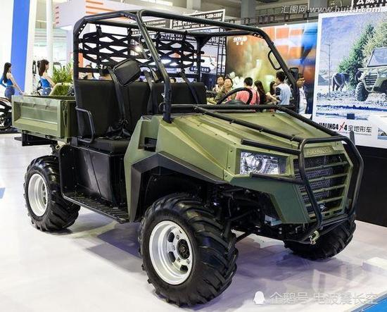 嘉陵4x4全地形车是典型的非道路用车,它能够在普通车辆难以通行的山地