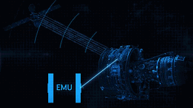 数据将通过发动机的监控组件（EMU）传输到实验室，然后进行数据对比