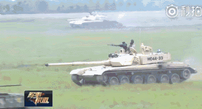 ▲蓝军装备的M1A99式坦克