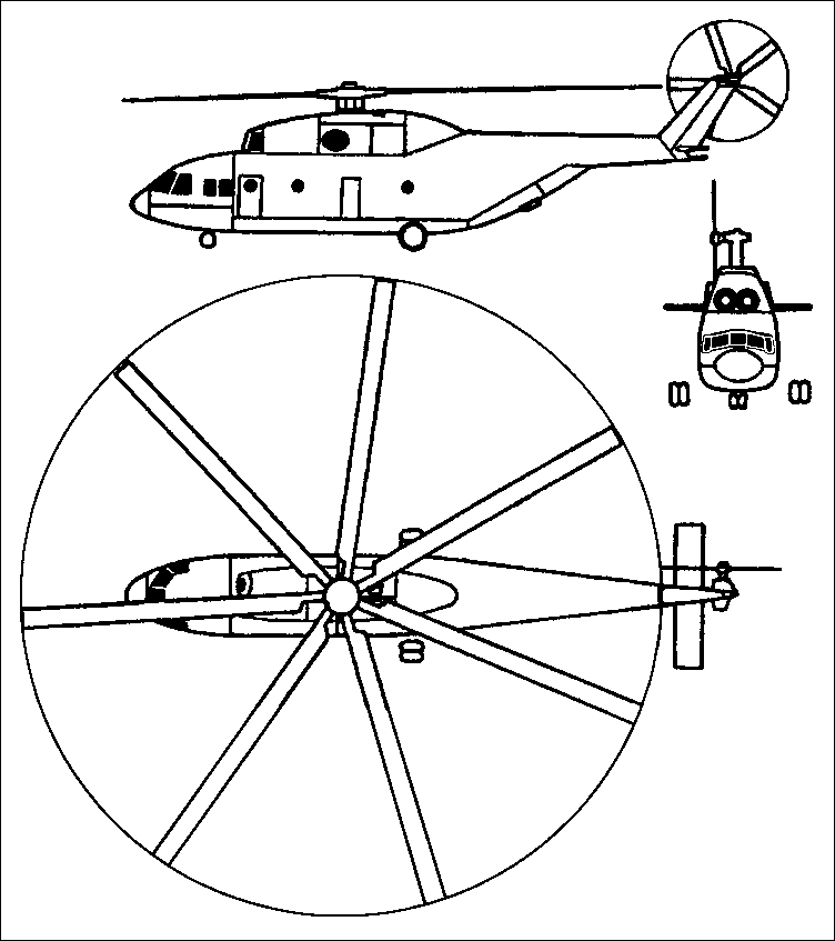 图片：米-46则是30吨级的
