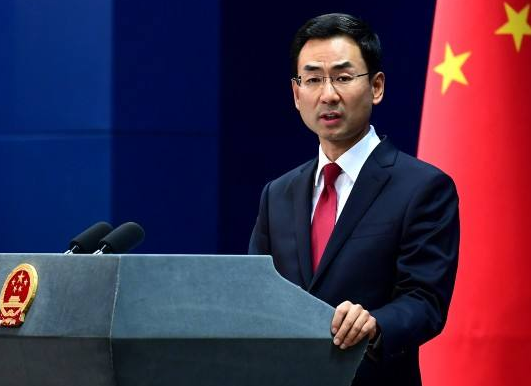 在今天外交部记者会上 出现了罕见的交锋