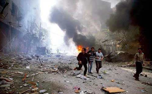 不明身份飞机袭击叙东部 伊拉克8名士兵丧生