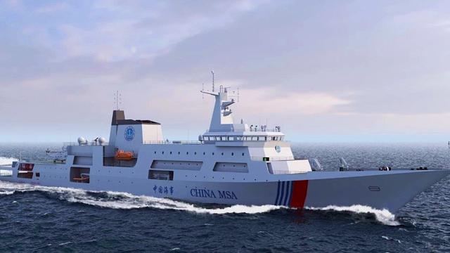 我万吨海事巡逻船摆明殴打小朋友