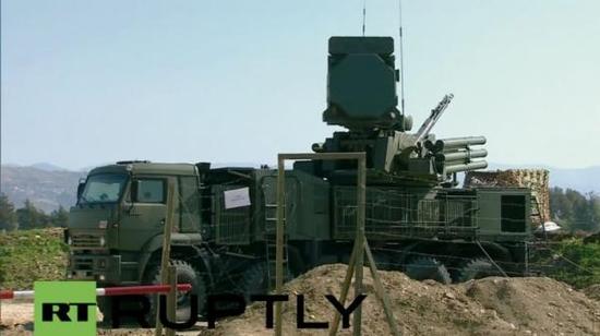 俄罗斯rt电视台公布的"铠甲s2"系统照片