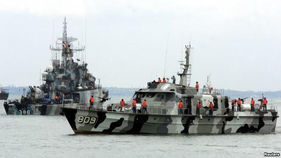 资料图：印尼巡逻船