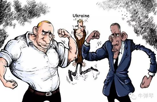 俄罗斯和美国在乌克兰斗法