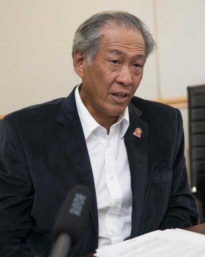 资料图:新加坡国防部长黄永宏