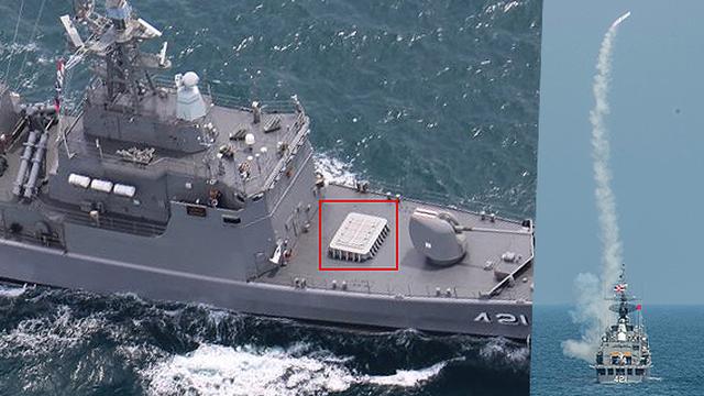 泰国f25t护卫舰测试垂发