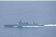 拉萨舰领队！中国军舰绕行日本列岛