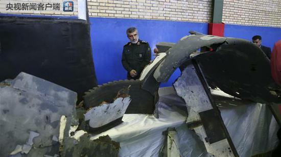 伊朗公布美无人机残骸