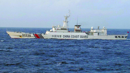 中国海警船在钓鱼岛领海内追逐日本渔船 手机新浪网