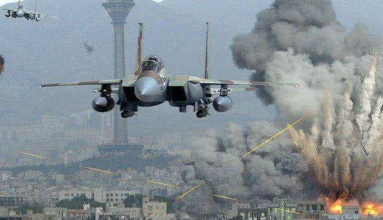 以色列战机轰炸加沙地带哈马斯武器生产基地