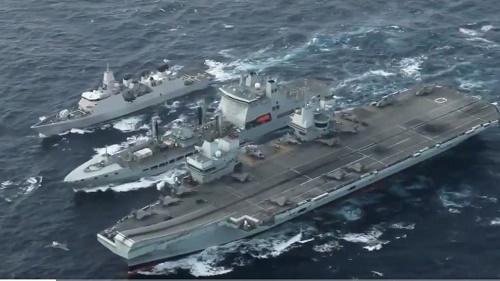 英媒炒作中国核潜艇跟踪英国航母 英军:符合国际规范