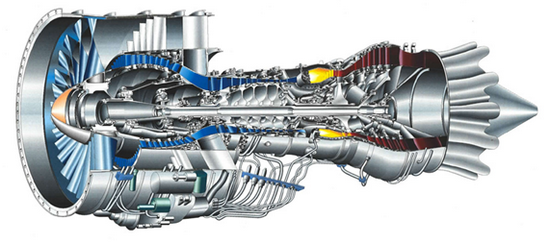 pw6000航空发动机图片