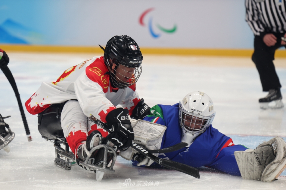 冬残奥会男子冰球中国VS意大利