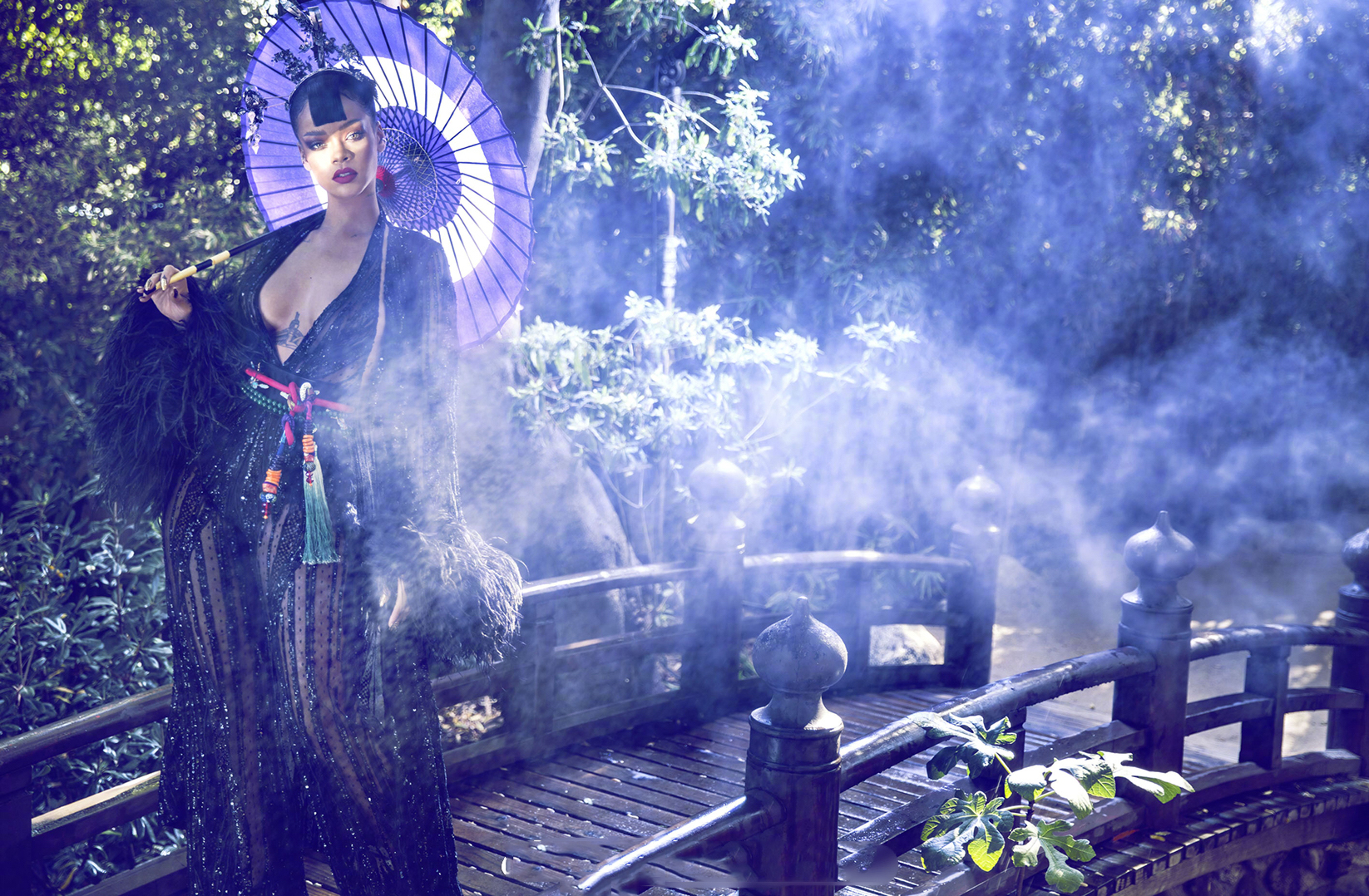 蕾哈娜唐朝造型登封面时尚圈古风造型你pick谁