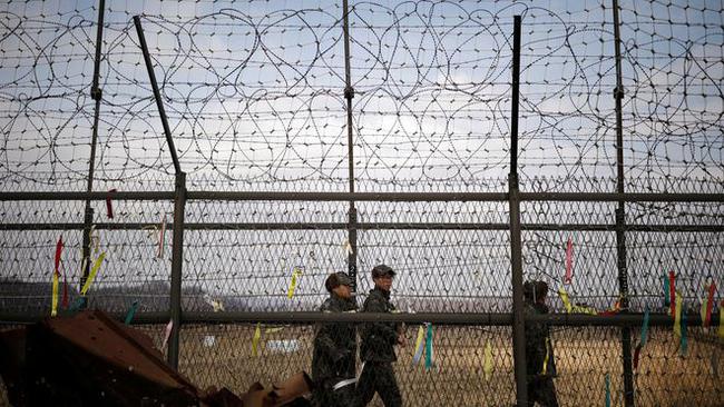 朝鲜体操运动员跳过边境3米高铁丝网 逃至韩国境内